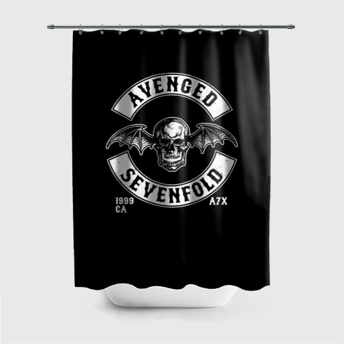 Штора 3D для ванной Avenged Sevenfold