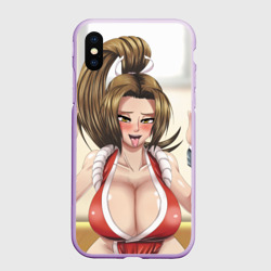 Чехол для iPhone XS Max матовый Май Сирануи boobs -  sexy ahegao
