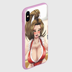 Чехол для iPhone XS Max матовый Май Сирануи boobs -  sexy ahegao - фото 2