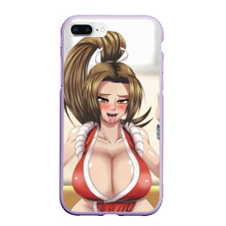 Чехол для iPhone 7Plus/8 Plus матовый Май Сирануи boobs -  sexy ahegao