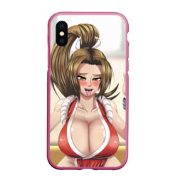 Чехол для iPhone XS Max матовый Май Сирануи boobs -  sexy ahegao