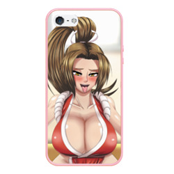 Чехол для iPhone 5/5S матовый Май Сирануи boobs -  sexy ahegao