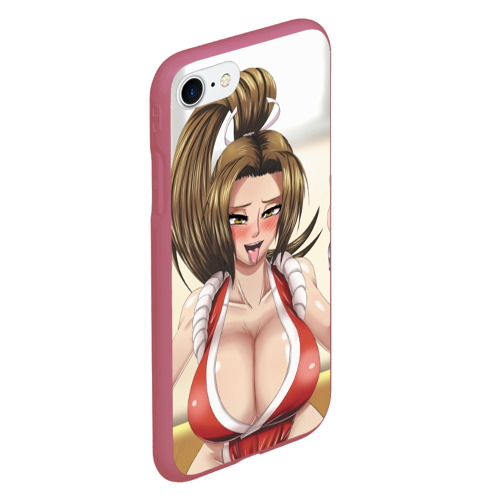 Чехол для iPhone 7/8 матовый с принтом Май Сирануи boobs -  sexy ahegao, вид сбоку #3