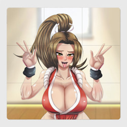Магнитный плакат 3Х3 Май Сирануи boobs -  sexy ahegao