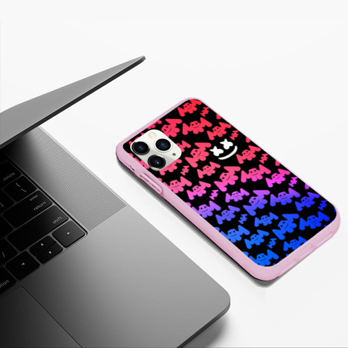 Чехол для iPhone 11 Pro Max матовый MARSHMELLO, цвет розовый - фото 5