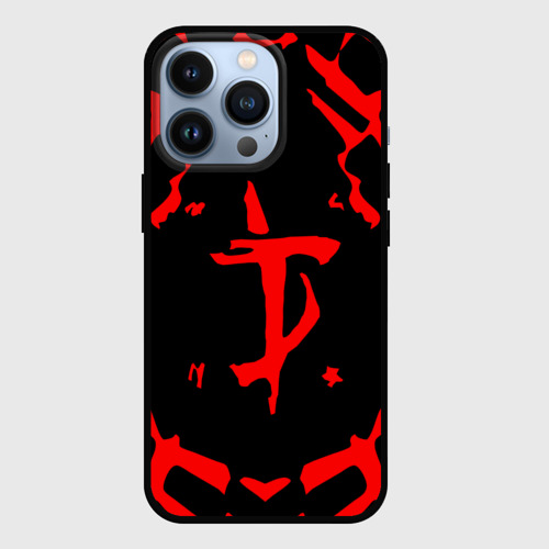 Чехол для iPhone 13 Pro Doom, цвет черный