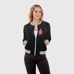 Женский бомбер 3D Японская анимация anime - фото 2