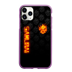 Чехол для iPhone 11 Pro Max матовый Cyberpunk 2077