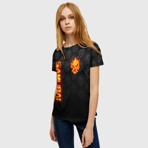 Женская футболка 3D Cyberpunk 2077, цвет 3D печать - фото 3