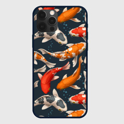 Чехол для iPhone 12 Pro Max Карпы кои - косяк