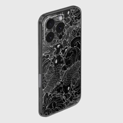 Чехол для iPhone 16 Pro силиконовый с защитой камеры Карпы кои графика - фото 2