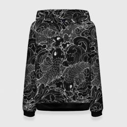 Женская толстовка 3D Карпы кои графика