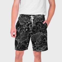 Мужские шорты 3D Карпы кои графика