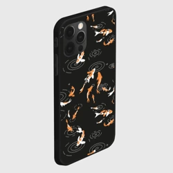 Чехол для iPhone 12 Pro Карпы кои на черном - фото 2