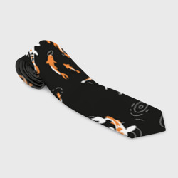 Галстук 3D Карпы кои на черном