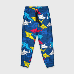 Детские брюки 3D Акулы
