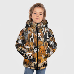 Зимняя куртка для мальчиков 3D Собаки - фото 2