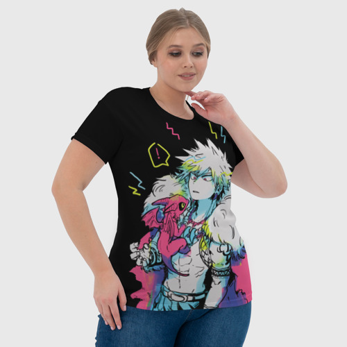 Женская футболка 3D Кацуки, цвет 3D печать - фото 6