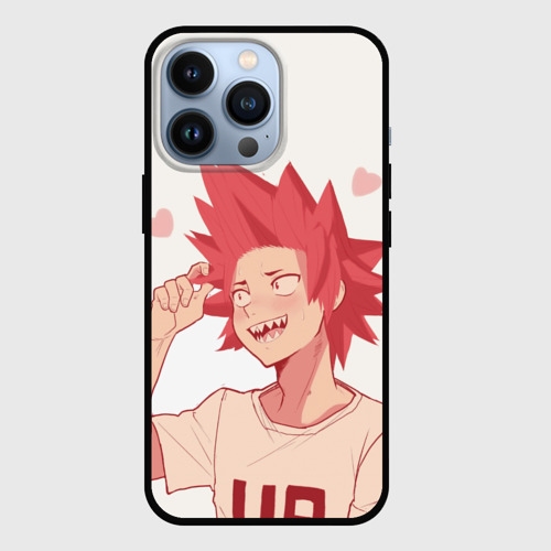 Чехол для iPhone 13 Pro Hearts Anime, цвет черный