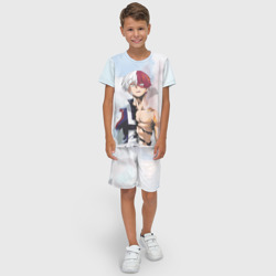 Детский костюм с шортами 3D Огонь - фото 2