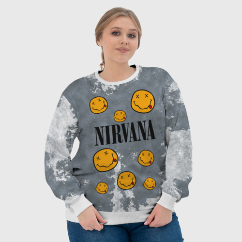 Женский свитшот 3D NIRVANA - фото 6