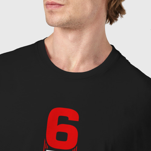 Мужская футболка хлопок Скорости мотоцикла, цвет черный - фото 6