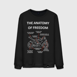 Мужской свитшот хлопок The anatomy of freedom