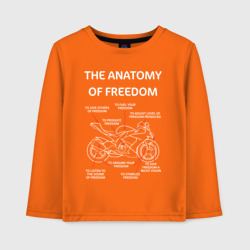 Детский лонгслив хлопок The anatomy of freedom