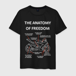 Мужская футболка хлопок The anatomy of freedom