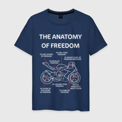 Мужская футболка хлопок The anatomy of freedom