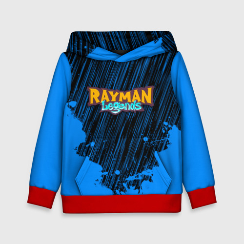 Детская толстовка 3D Rayman Legends, цвет красный