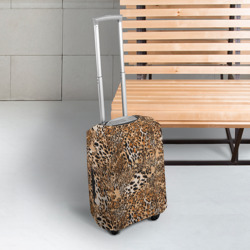 Чехол для чемодана 3D Леопард - шкура - фото 2