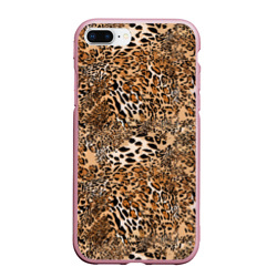 Чехол для iPhone 7Plus/8 Plus матовый Леопард