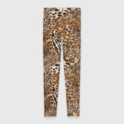 Леггинсы 3D Леопард - шкура