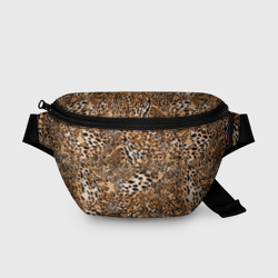 Леопард - шкура – Поясная сумка 3D с принтом купить