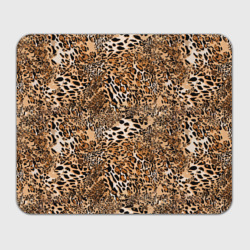 Прямоугольный коврик для мышки Леопард