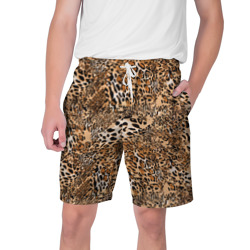 Мужские шорты 3D Леопард