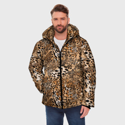Мужская зимняя куртка 3D Леопард - фото 2