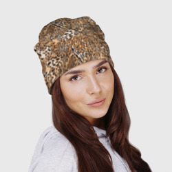 Шапка 3D Леопард - шкура - фото 2
