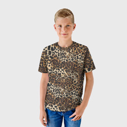 Детская футболка 3D Леопардовыц паттерн - фото 2