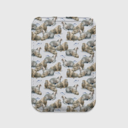 Картхолдер Magsafe магнитный Моржи - семейство