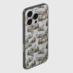 Чехол для iPhone 16 Pro силиконовый с защитой камеры Моржи - семейство - фото 2