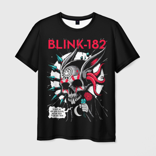 Мужская футболка 3D Blink 182, цвет 3D печать