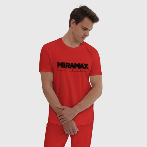 Мужская пижама хлопок Miramax film, цвет красный - фото 3