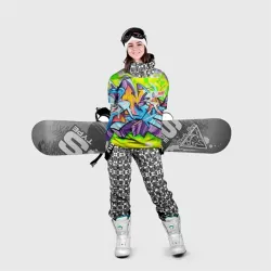 Накидка на куртку 3D Неоновая кислота - фото 2