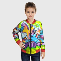 Детский бомбер 3D Неоновая кислота - фото 2