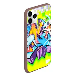 Чехол для iPhone 11 Pro Max матовый Неоновая кислота - фото 2