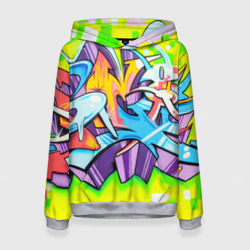 Женская толстовка 3D Неоновая кислота