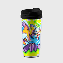 Термокружка-непроливайка Неоновая кислота