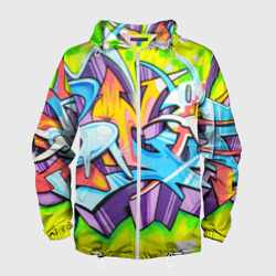 Мужская ветровка 3D Неоновая кислота